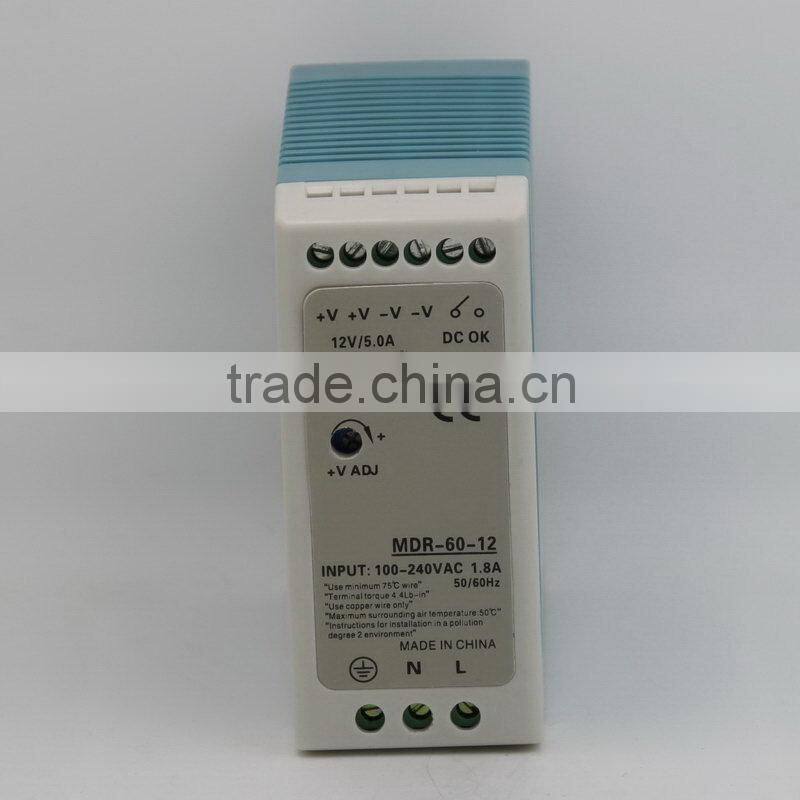 MDR-60-12 60W 12V 5A alibaba china promotional 100w 12v switching power supply