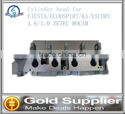 Brand New Cylinder head for Fiesta/ECODSPIRT/KA for Escort1.6/1.0 ZETEC ROCAM with high quality and competitive pice.