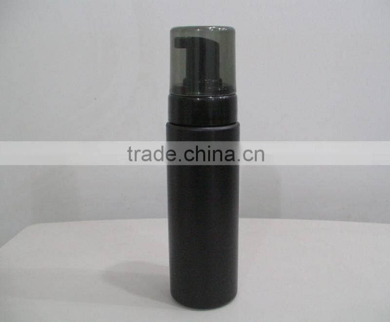cosmetic package black soap foam pump