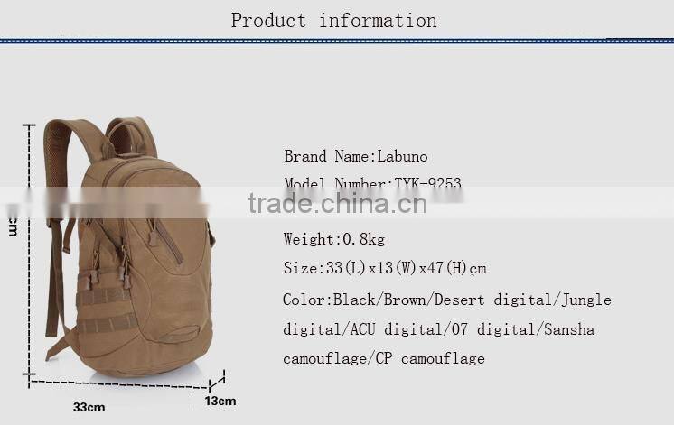 wholesale school bag Durable Waterproof Tactical Military Camouflage Backpack