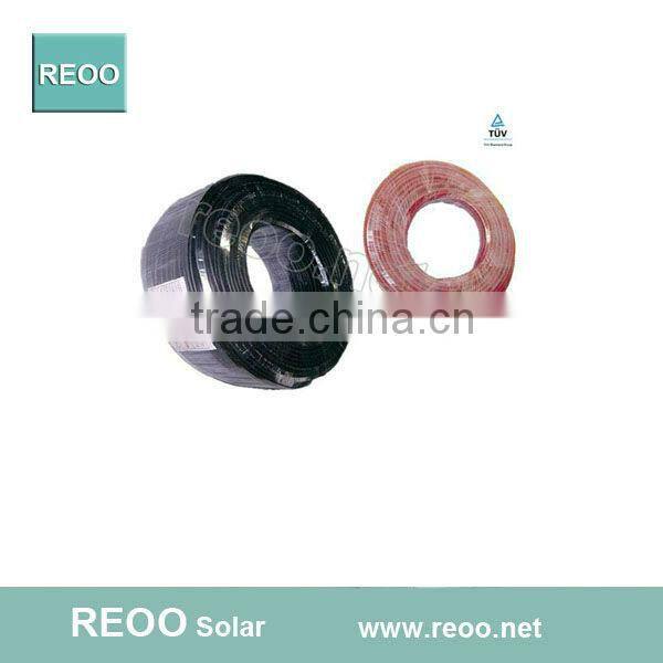 solar panel cable 4mm Reach rosh wires xlpe pv dc tinned copper solar power cable