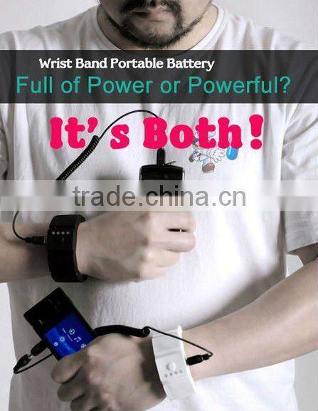 Unique wrist charger power bank in OMAX