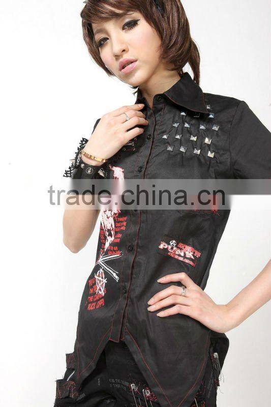 Visual Kei Gothic Dolly Cosplay KERA Lolita shirt Japan fashion