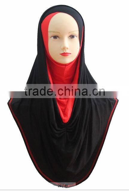 H224 popular muslim jersey hijab,big size long hijab