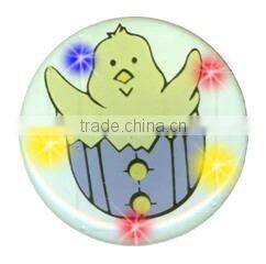 Lovely LED Blinking Badges for Easter gifts and promotion