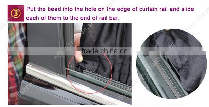 Roller up sunshade, retractable car window curtain
