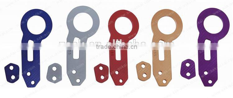 Colorful universal bumper car tow hook racing tow hook