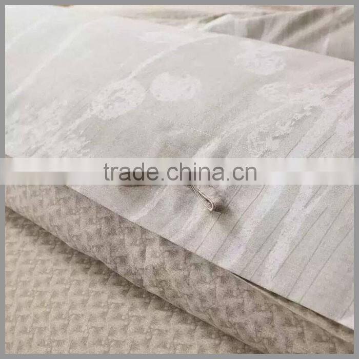 New design Tencel/Linen/cotton blended reactive printed bedding sets /natural style duvet cover and pillow cover