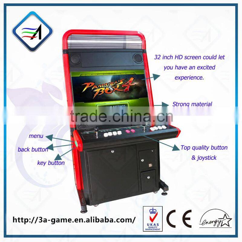 32" LCD Arcade Video Fighting Game Board Machine 645 games Pandora box 4 HD