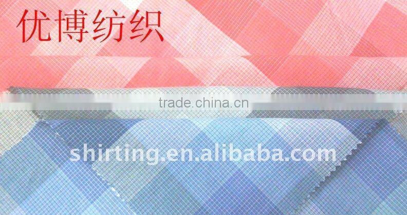 60S 100% COTTON YARN DYED CHECK FABRIC WITH SPOT