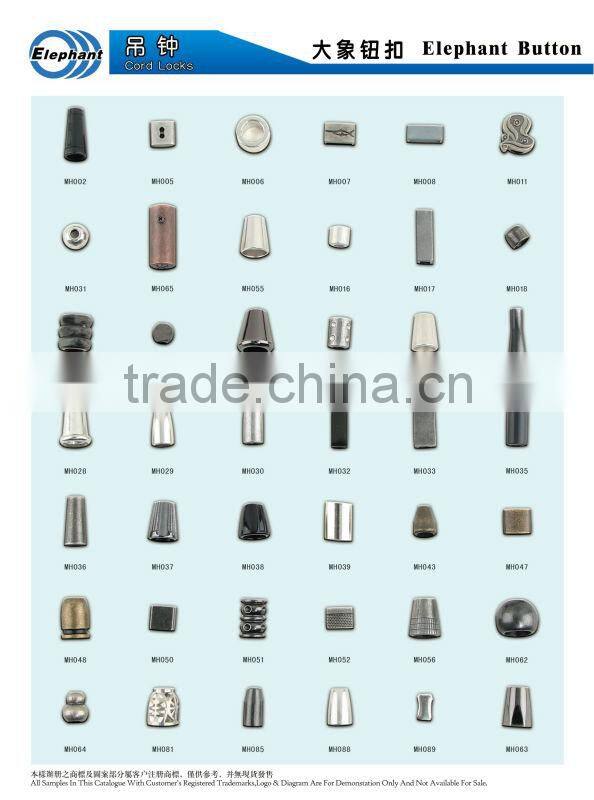 cylinear metal cord locks export