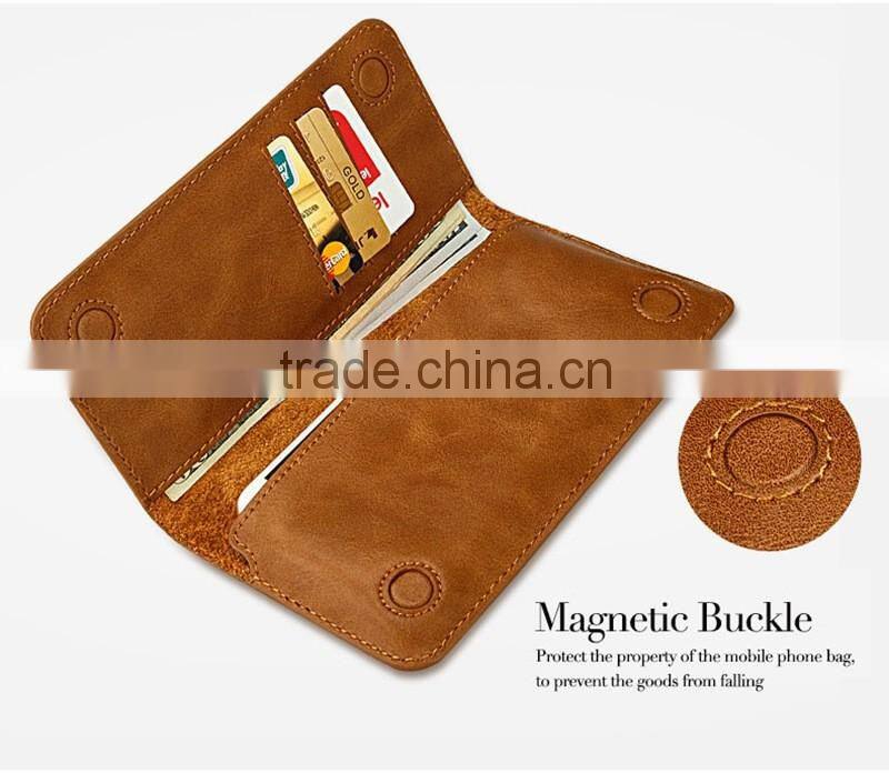 OEM leather cell phone bag