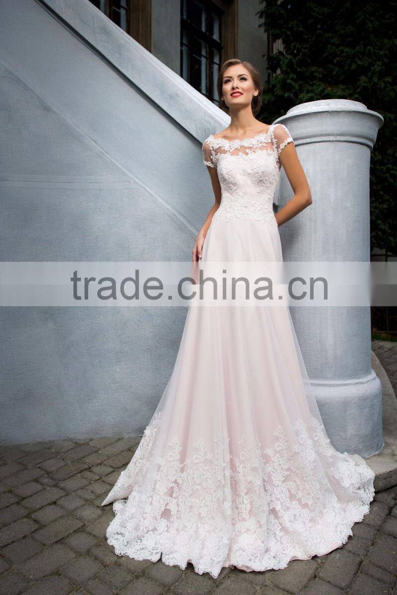 Amazing Italian tulle New Design Wedding Dress Fashion Collection