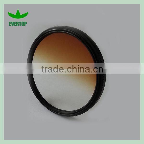 TS-GCF DSLR Camera gradual color filter,gradual brown color filter,Color graduated brown lens filter