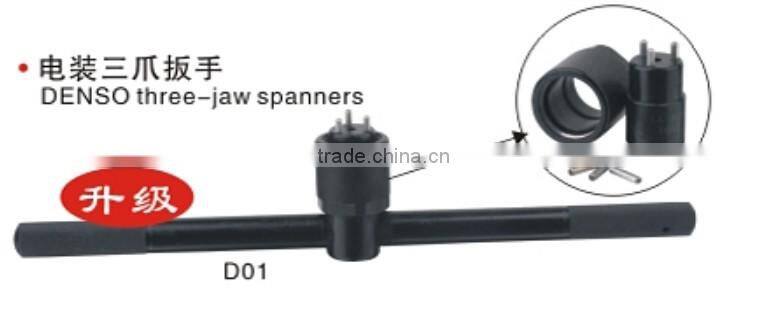 HIGH QUALITY common rail injectors solenoid valve tool/Densso three-jaw spanners