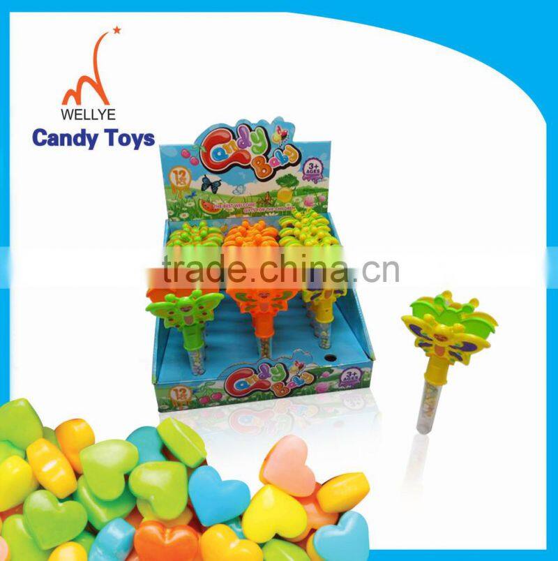Small wind up car candy toy for promotion toy