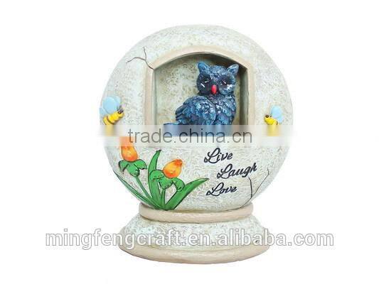 Custom 2015 solar light indoor decor resin flower