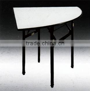 Correll 30 x 30 in. Quarter Round Wedge Folding Banquet Table-2 pk