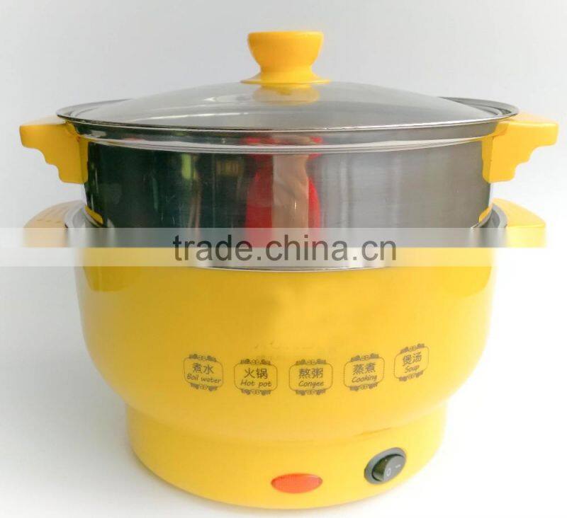 18 cm American style Cookware Double bottom stainless steel soup pot withbakelite handle
