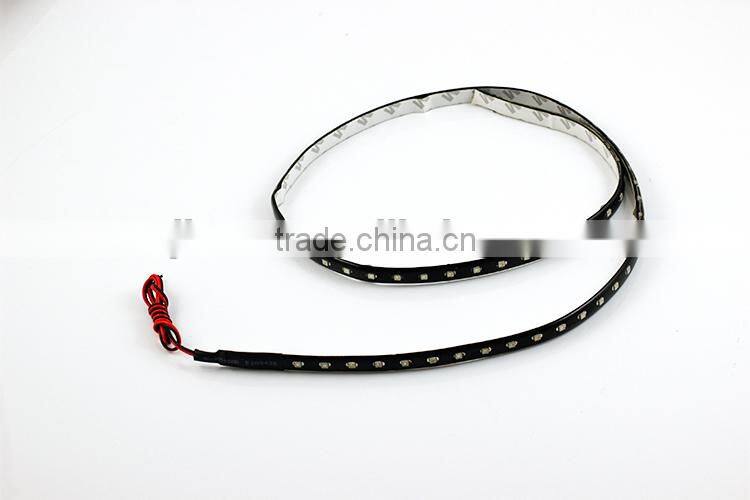 LED 90cm Strip Knight Rider 66 smd Single Green Flashing Led Lights for Cars and Motorcycles