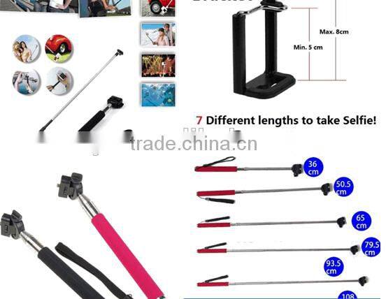 2014 Hot Selling Monopod Smartphone z07 3 Monopod