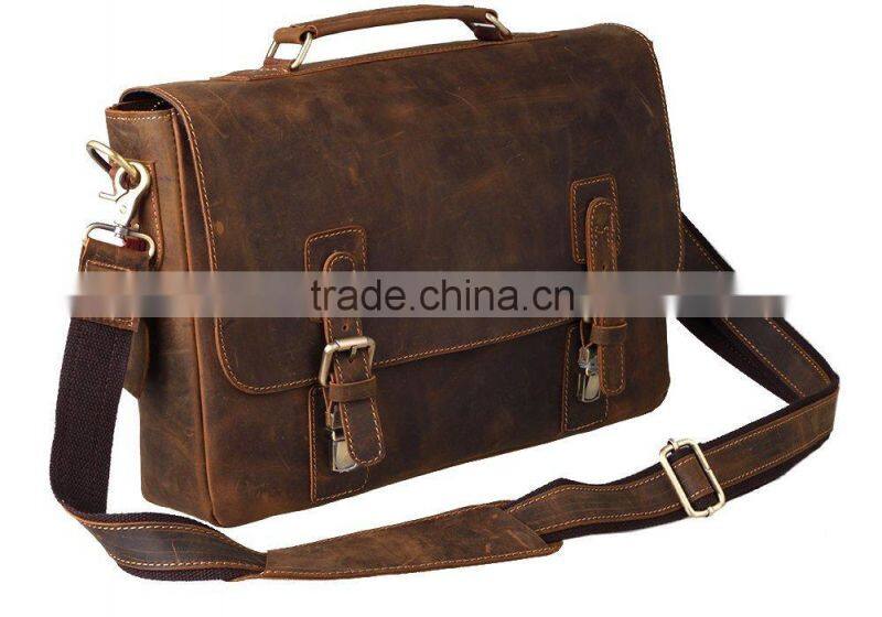 custom genuine leather attache case, briefcase for business attache case,fashion cattlehide attache case