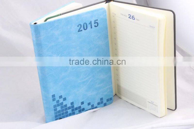 Factory direct supply A5 size genuine/pu leather hardcover notebook with customer logo