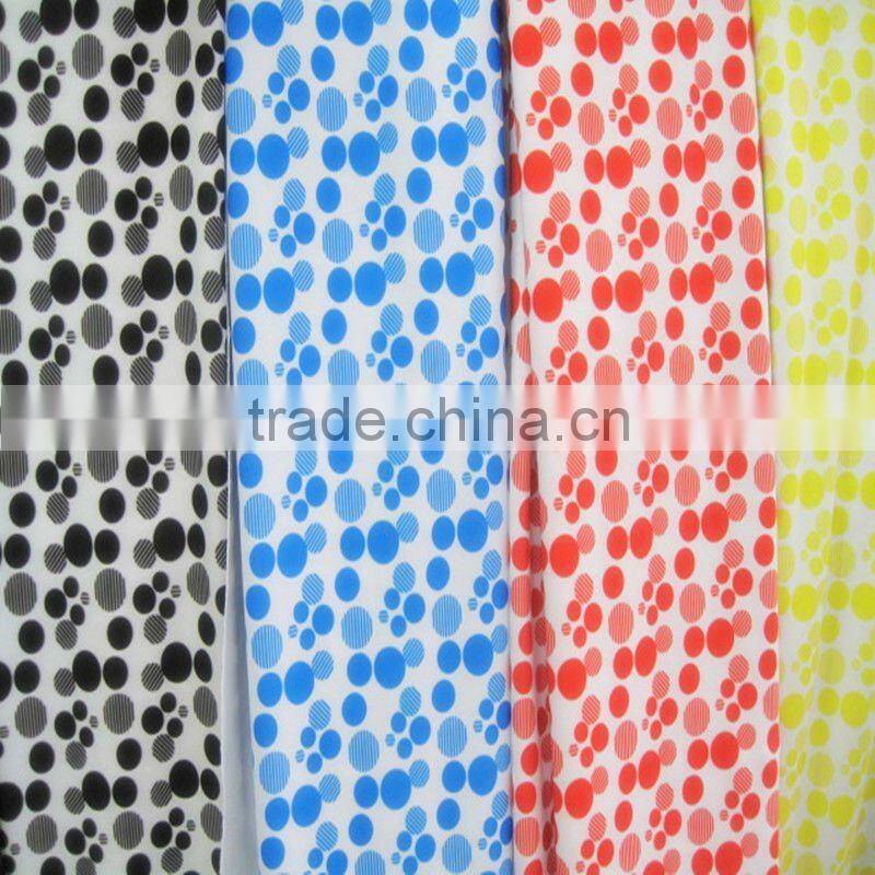 simple blue polka dot polyester fabric
