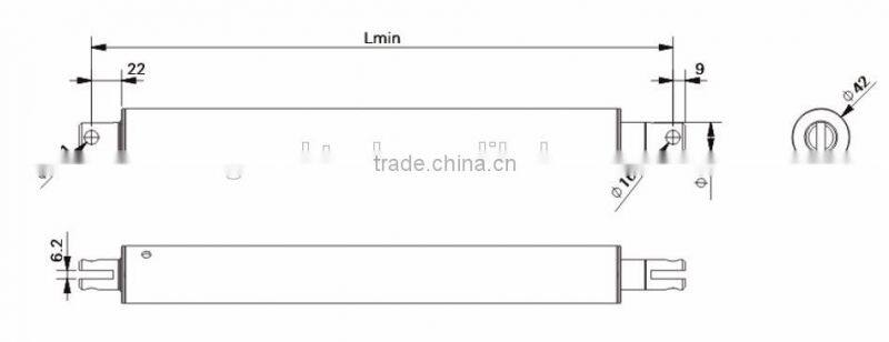 Low nosie hospital bed linear actuator 24v
