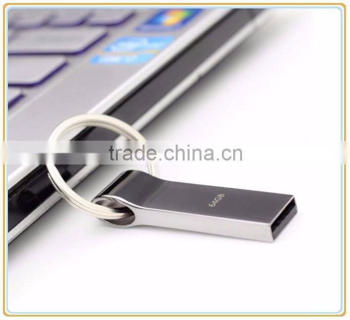 2016 hot selling free logo brand USB flash drive pen drive memory stick metal various shapes of disk,