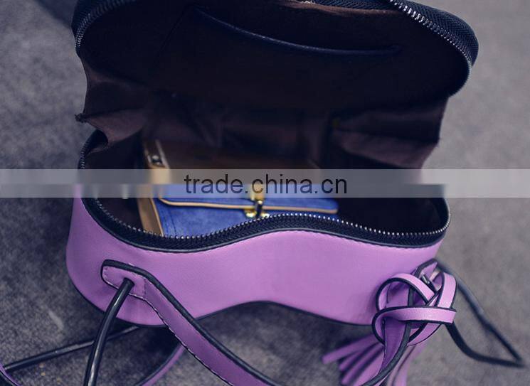 2016 fashiom style bag heart shape lady shoulder bag high quality PU handbag