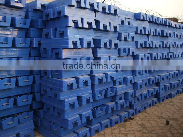 plastic temporary fence feet/plastic portable fence feet