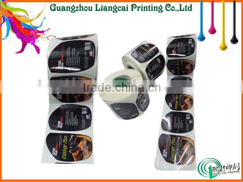 Eco-friendly adhesive sticker print sticker vinyl sticker with customized printting