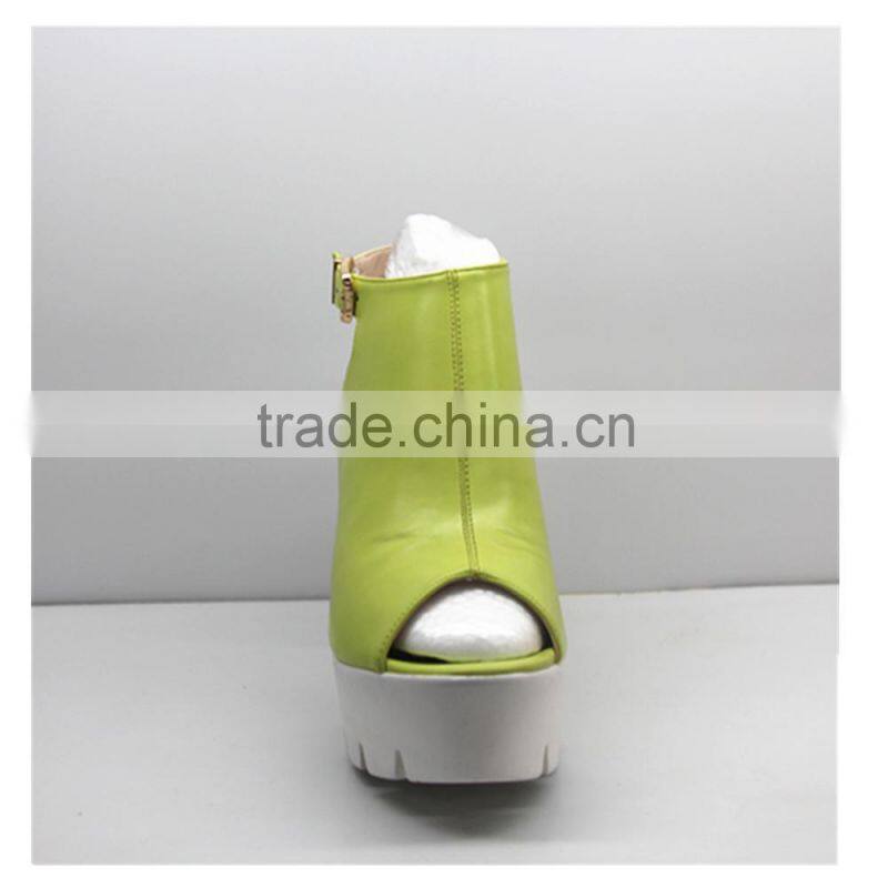 Women Dress Shoes Slip on Chunky Heel Sandals for Lady