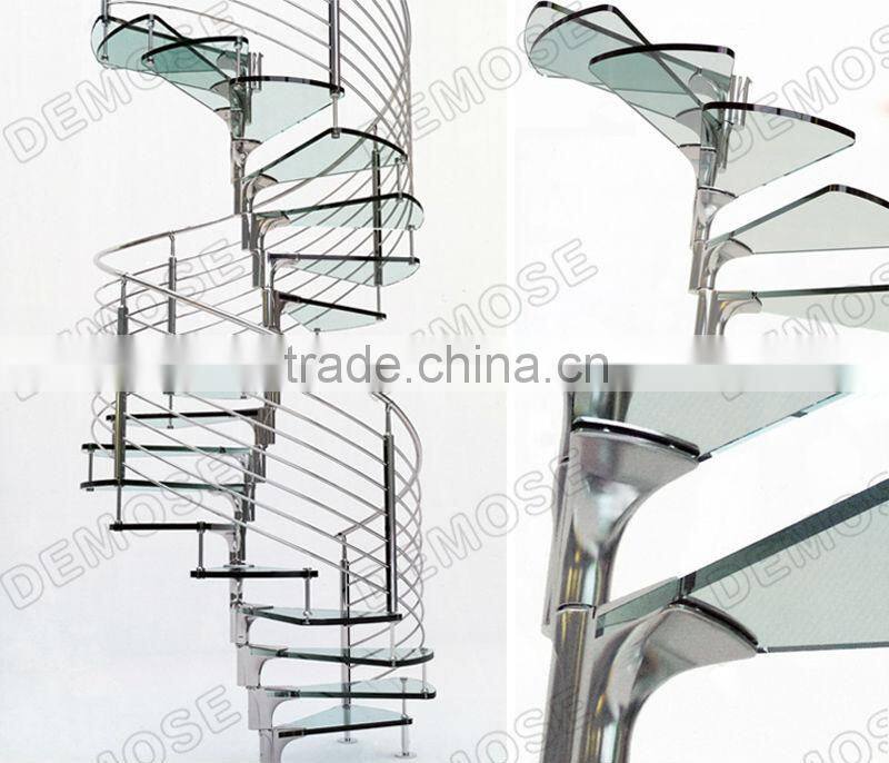 small space spiral stairs made with fiber glass