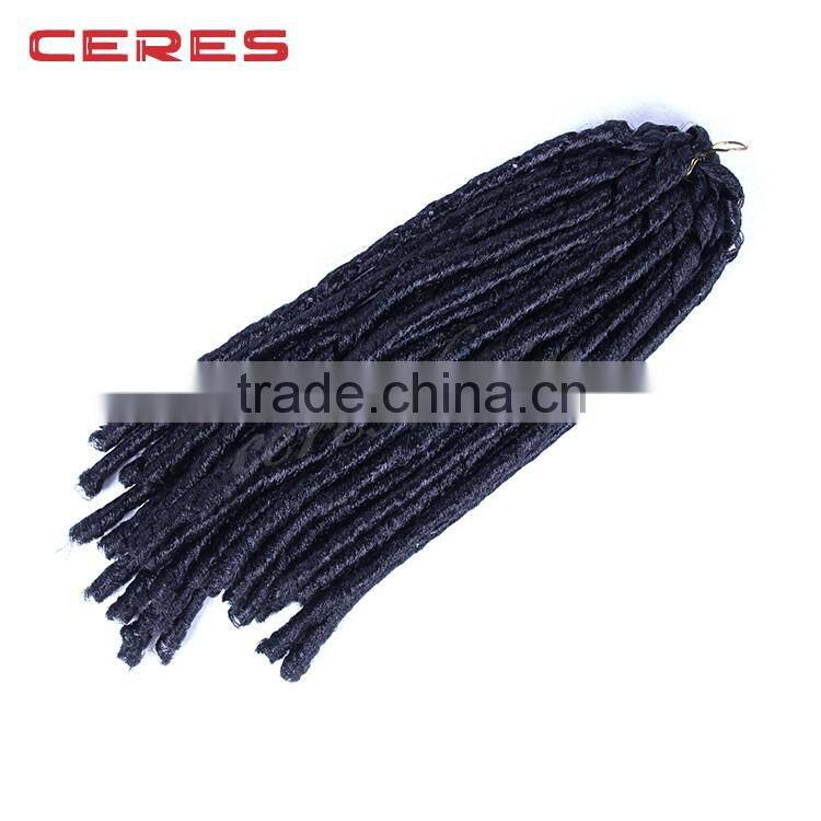 alibaba express hot selling soft dreadlocks hair extension