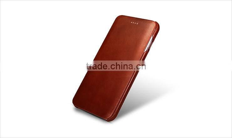 ICARER Genuine Leather Case For Apple iPhone 6 Plus / 6s Plus Real Leather Flip Cover For iPhone6 5.5 Inch