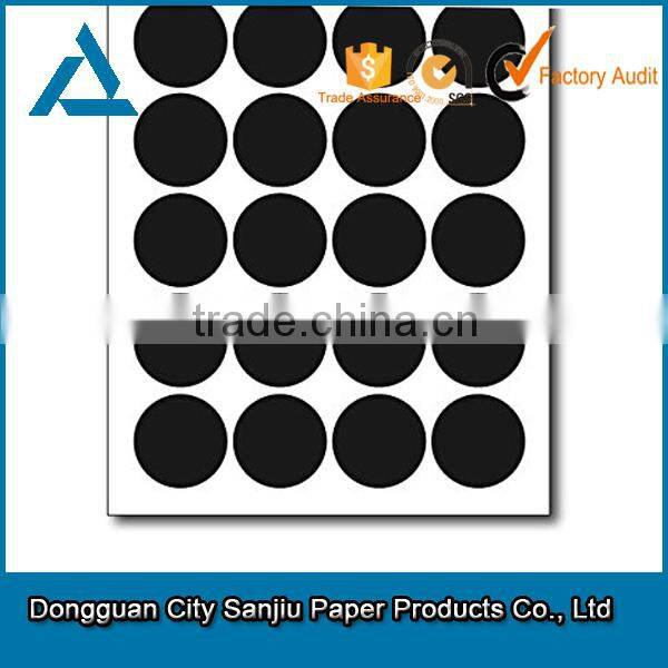 Customized black custom Dot note posted label	manufacturer