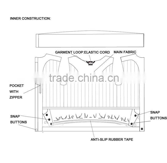 2016 New Design Colour Contrast Mens Padded Ski Jacket