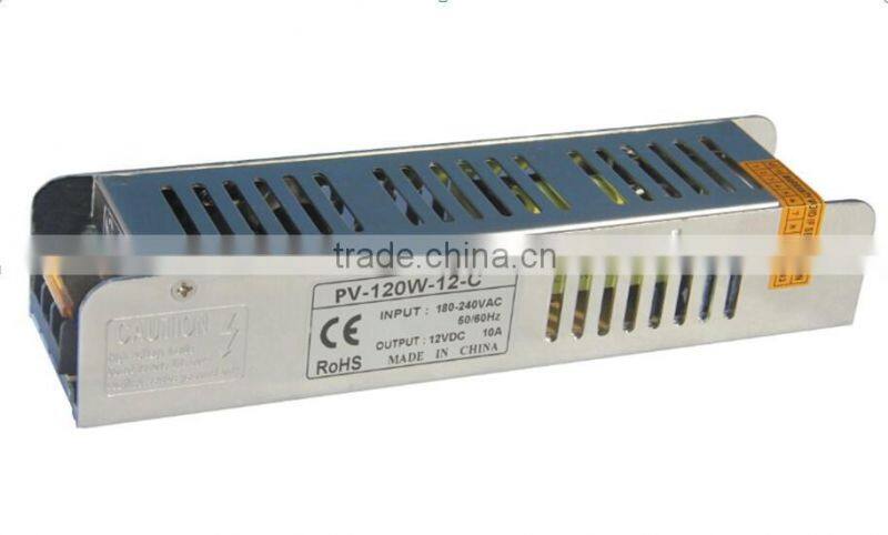 switching power supply 120w 12vdc led power supply 12v