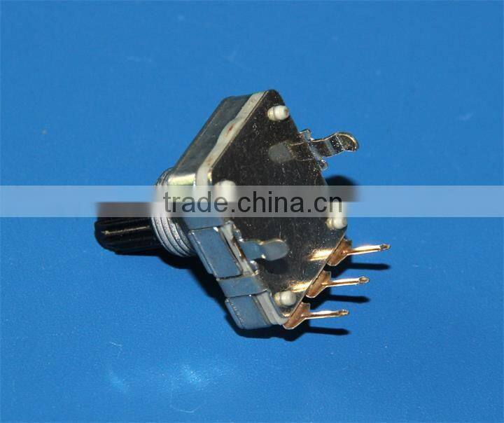 HW-16E 16mm rotary encoder and rotary encoder with flat shaft electric 12&24 detents rotary encoder