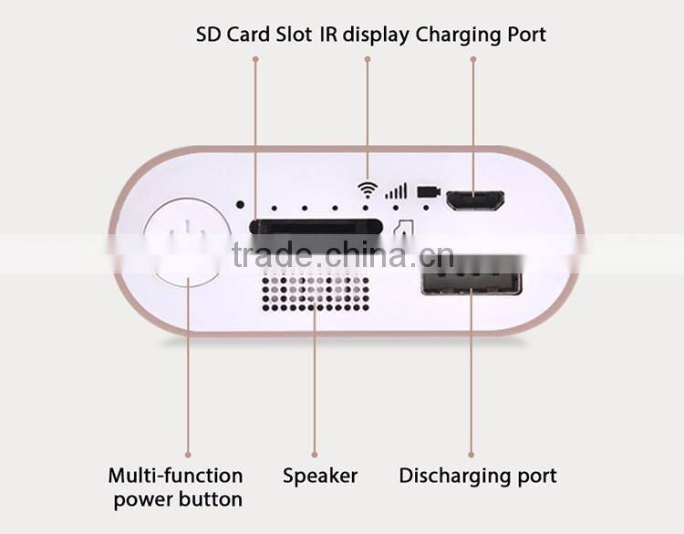 Multifunction slim size 10000mAh power bank for smart phone