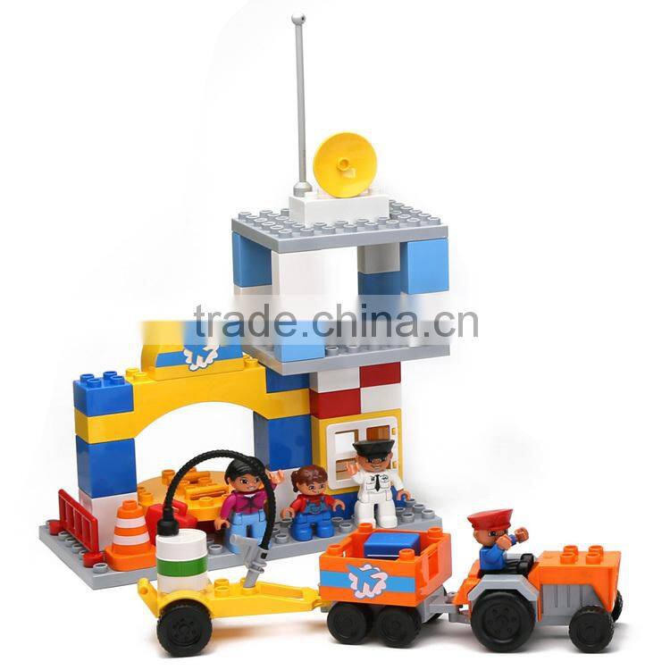 Environmental Blocks For Games Children's ! 69PCS Airport Theme Le Building Blocks Set mega blocks