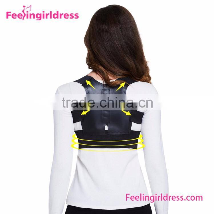 Free sample medical thermal back support waist belt for back pain