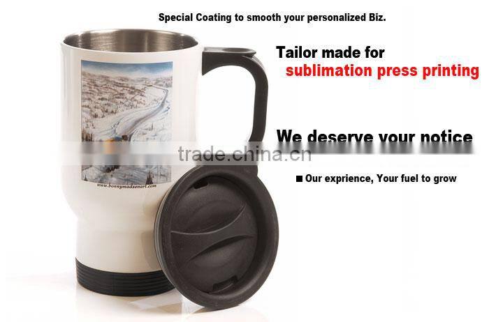 Stainless Steel Personalized Photo Gift Cup for Sublimation Printing