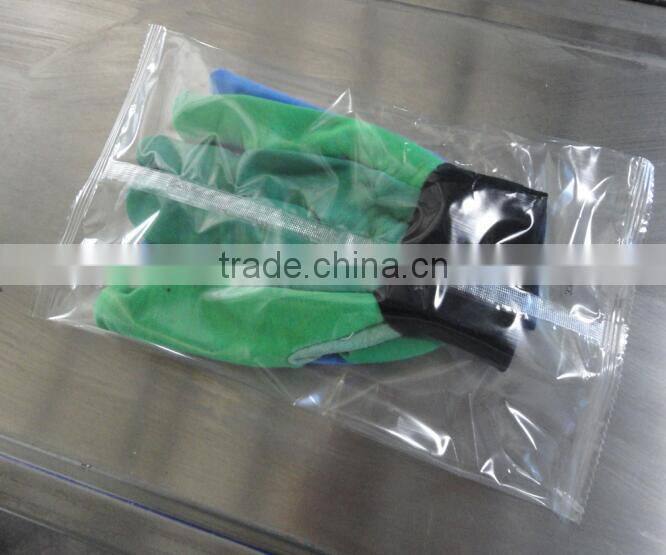 Automatic cotton gloves packing machine, rubber gloves packaging machine