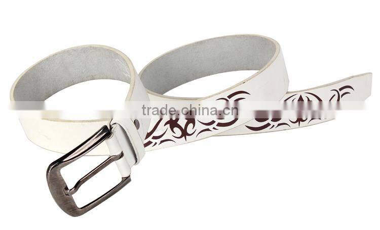 2015 new style men 100% genuine leather belt
