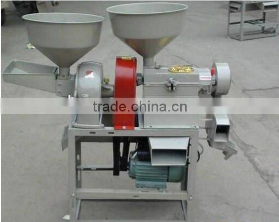 combined of rice milling and grain crusher machine