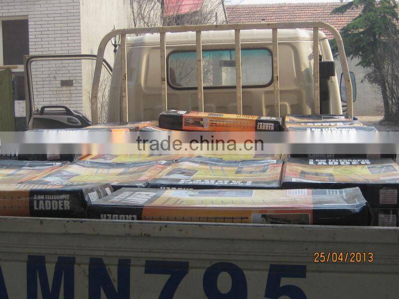 3.8m Aluminium Telescopic Ladder with certificates