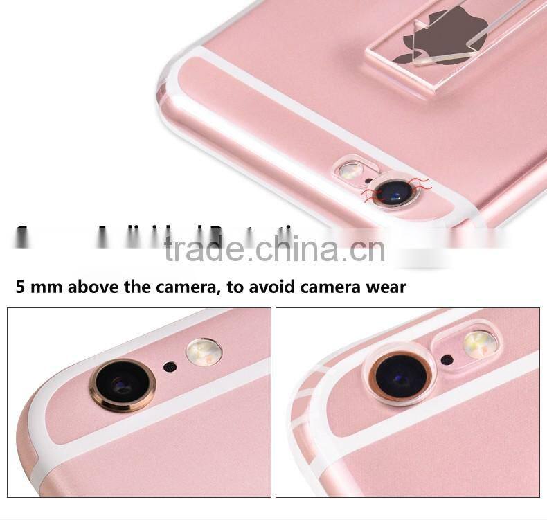 soft and super thin airbag phone case for iphone 6 ,TPU skidproof/shockproof phone case with hidden holder/AIRBAG PROTECTION